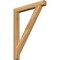 Ekena Millwork Traditional Block Rough Sawn Bracket, Western Red Cedar, 4"W x 36"D x 48"H BKT04X36X48TRA05RWR - alternate 1